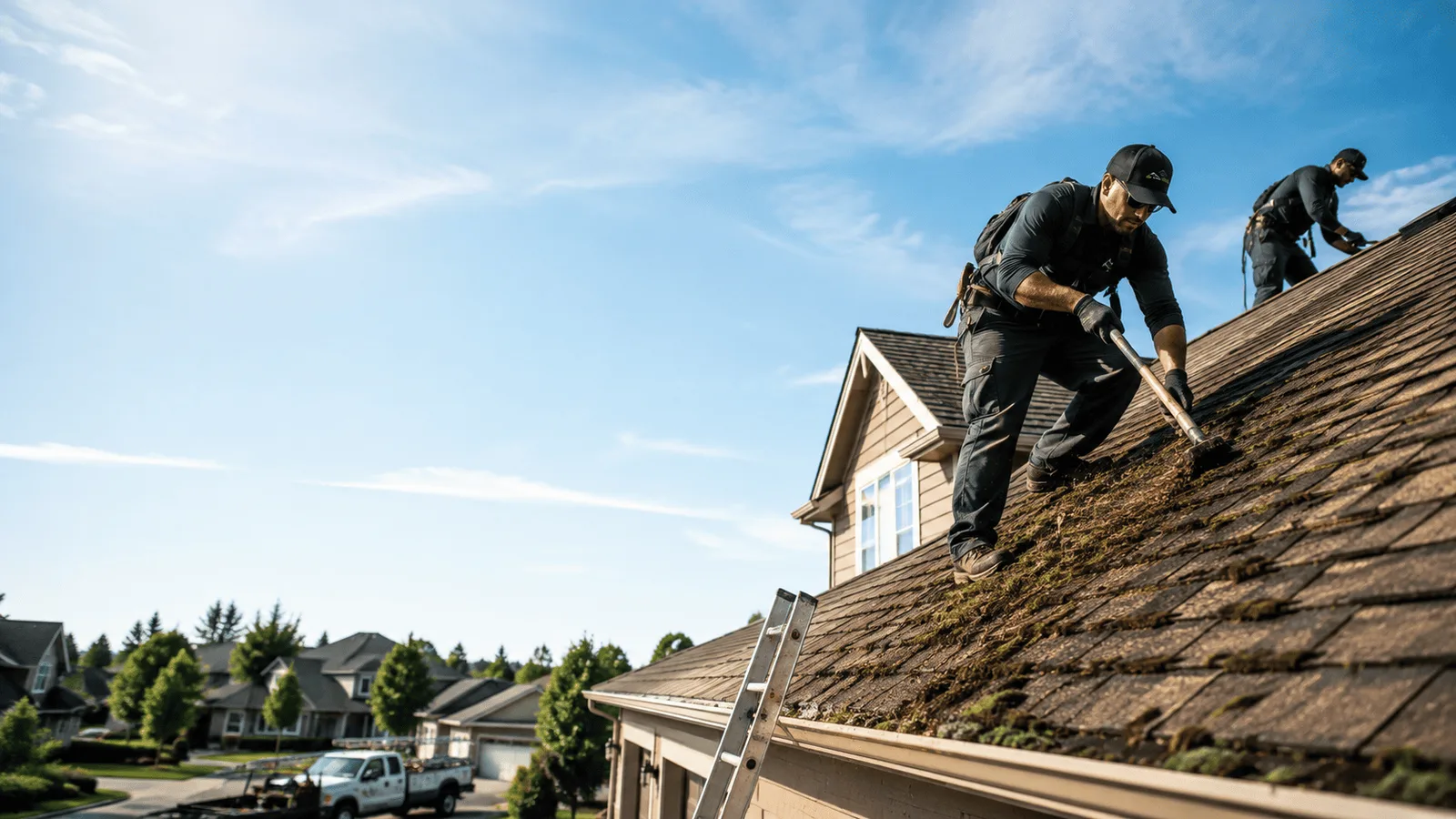 Roof Moss Removal in Pitman, PA near me